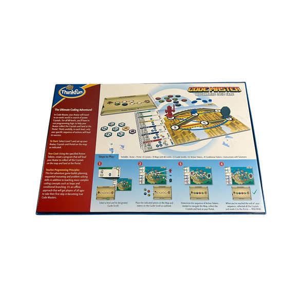 Code Master Programming Logic Board Game - Thinkfun - Ages 8+ - Picture 3 of 4